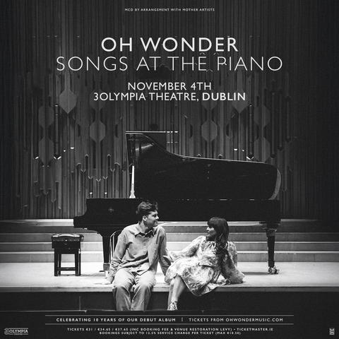 𝑩𝒐𝒐𝒌 𝑵𝒐𝒘!

Throughout their career Oh Wonder have built a dedicated fan base around the world that has seen them play headline shows and festivals across the globe.

@ohwondermusic have just announced their return to 3Olympia Theatre, Dublin on Tuesday 4th November 2025.

Tickets on sale now via @tmie 

#3olympia #ohwonder #ohwonderlive #onsalenow