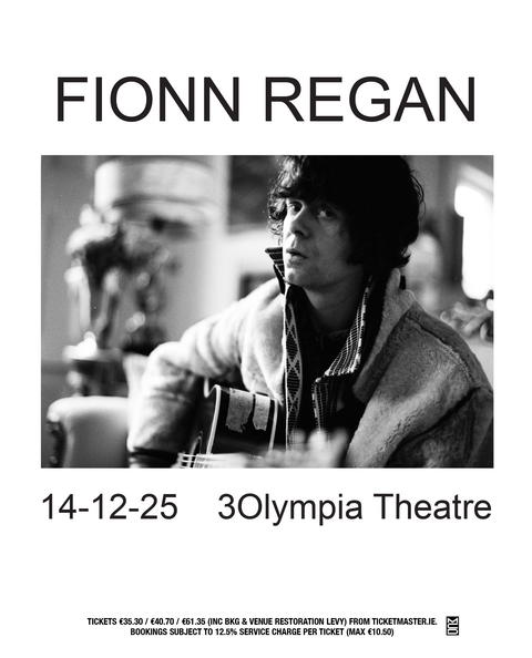 𝑩𝒐𝒐𝒌 𝑵𝒐𝒘!

Mercury nominated artist @thisisfionnregan has announced he’ll headline 3Olympia Theatre, Dublin on Sunday 14th December 2025. Tickets on sale now via @tmie 

#3olympia #fionnregan #onsalenow