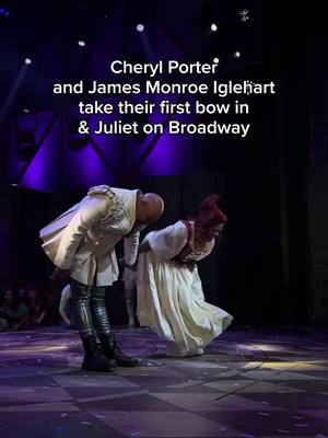 @andjulietbway Our heart stops when we look at @Cheryl Porter | Vocal Coach & #JamesMonroeIglehart ud83dudc96u2728 #andjuliet #andjulietmusical #broadway #theatrekid #musicaltheatre u266c original sound - andjulietbway - & Juliet on Broadway